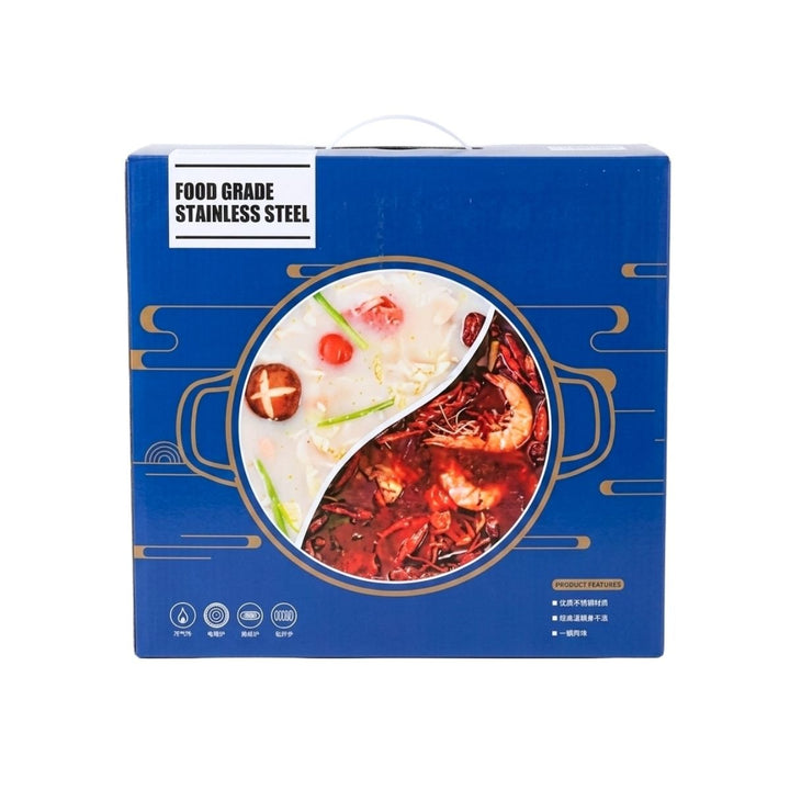 Edelstahl Hot Pot mit Glasdeckel (Ø 28 cm) - MAOMAO