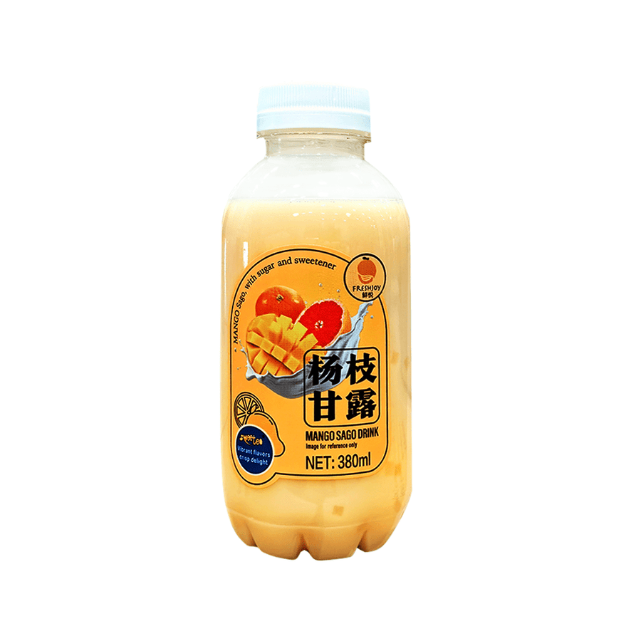 FRESHJOY Mango-Sago-Milchgetränk 380ml (EINWEG) - MAOMAO