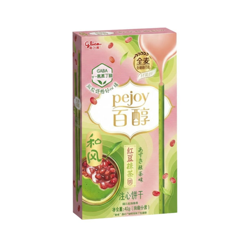 GLICO Pejoy Biscuit Sticks Red Bean & Matcha 42g