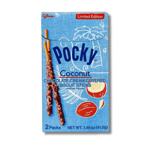 GLICO Pocky Biscuit Sticks Schokolade Kokosnuss 44,2g - MAOMAO