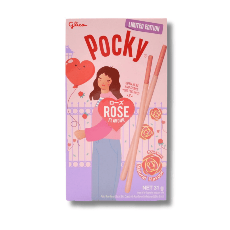 GLICO Pocky Rosen-Geschmack 31g