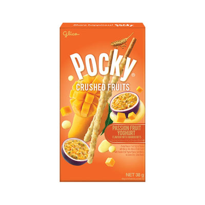 GLICO Pocky Sticks Crushed Fruits Passion Fruit 38g