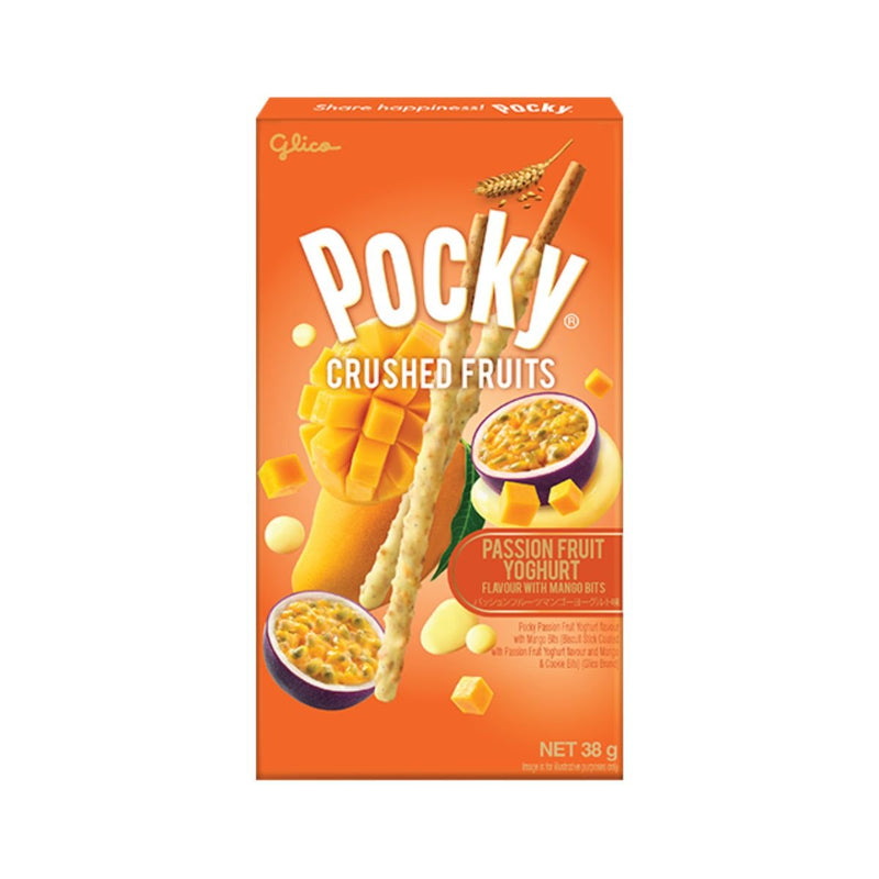 GLICO Pocky Sticks Crushed Fruits Passion Fruit 38g