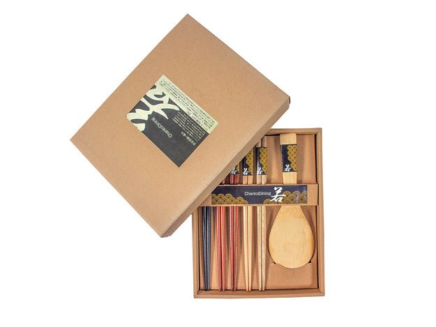 GOLDEN TURTLE Chopsticks and Rice Spoon Set