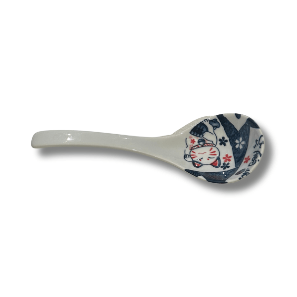 GOLDEN TURTLE Glückskatze Keramiklöffel 21cm - MAOMAO