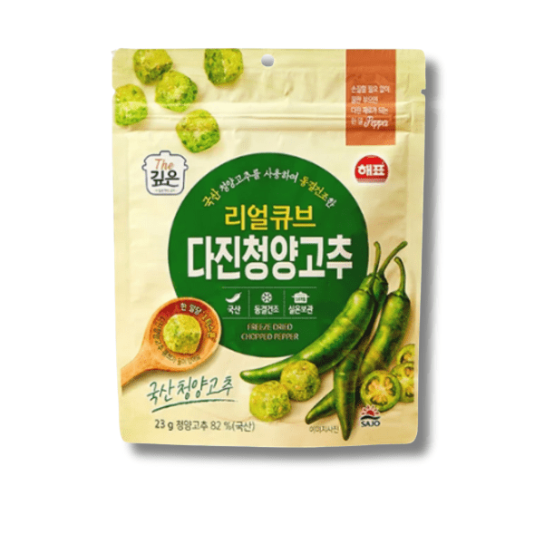 HAEPYO Gehackter Cheongyang Pfeffer Würfel 23g - MAOMAO