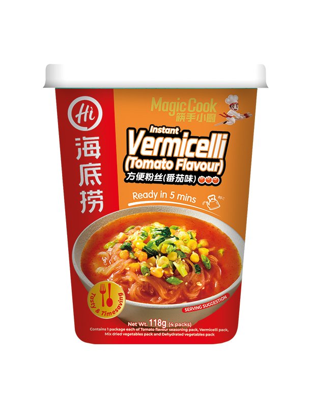 HAIDILAO Instant Glass Noodles Tomato Flavor 118g