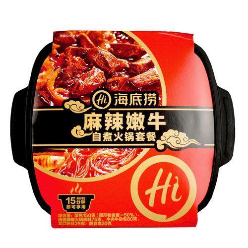 HAIDILAO selbsterhitzender Rindfleisch Hot Pot mit würzigem Aroma 370g