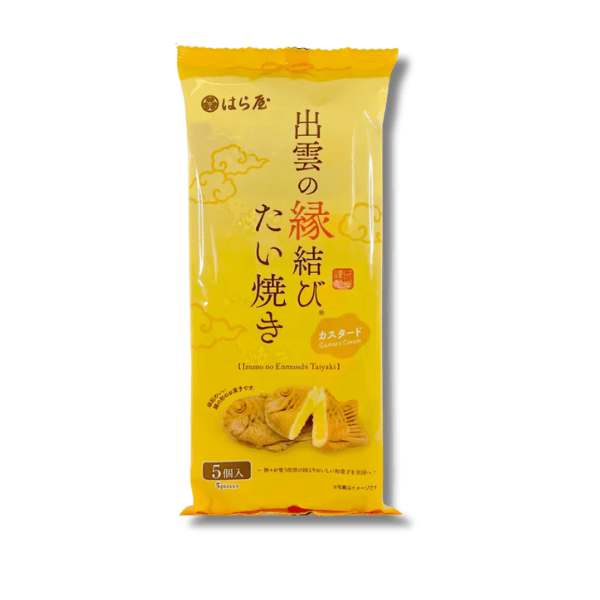 HARAYA Japanese Fish-Shaped Cakes (Taiyaki) with Vanilla Cream Filling (5 pieces) 150g