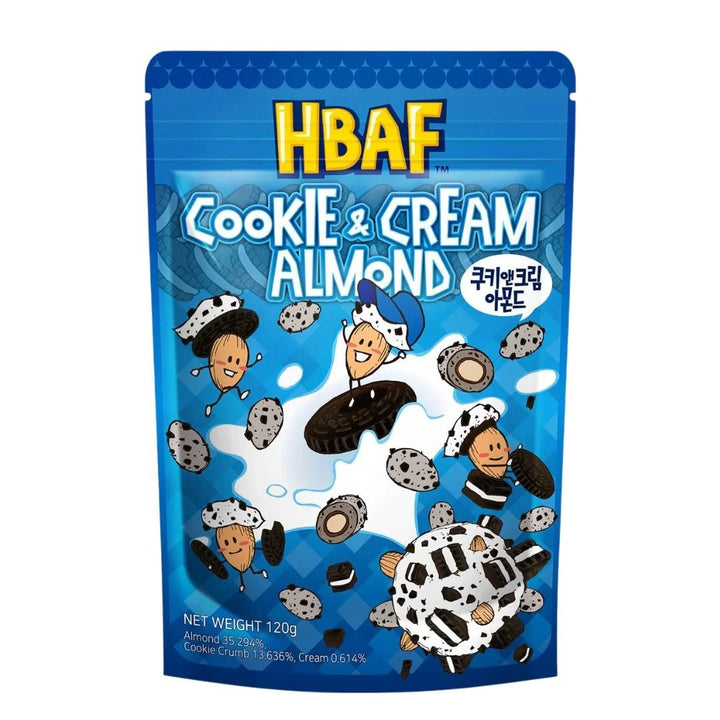 HBAF Mandeln Cookies & Cream 120g - MAOMAO