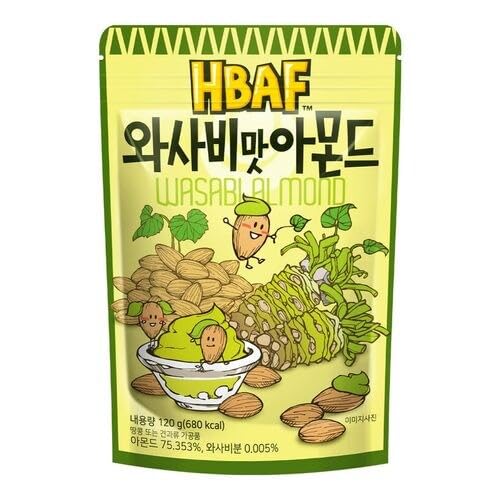 HBAF Mandeln Wasabi 120g - MAOMAO