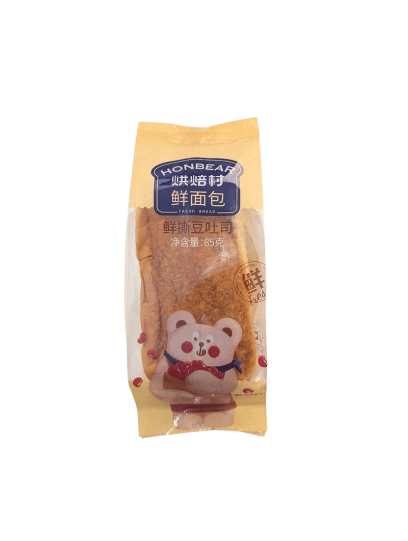 HONBEAR Toastbrot mit Rote-Bohnen-Füllung 85g