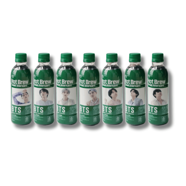 HY BTS Hot Brew Süßer Schwarzer Kaffee 350ml (EINWEG) - MAOMAO