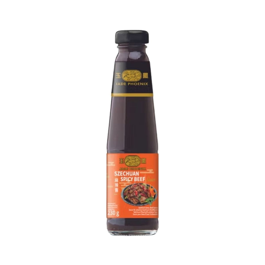 JADE PHOENIX Szechuan Scharfe Rindfleischsauce 230g - MAOMAO