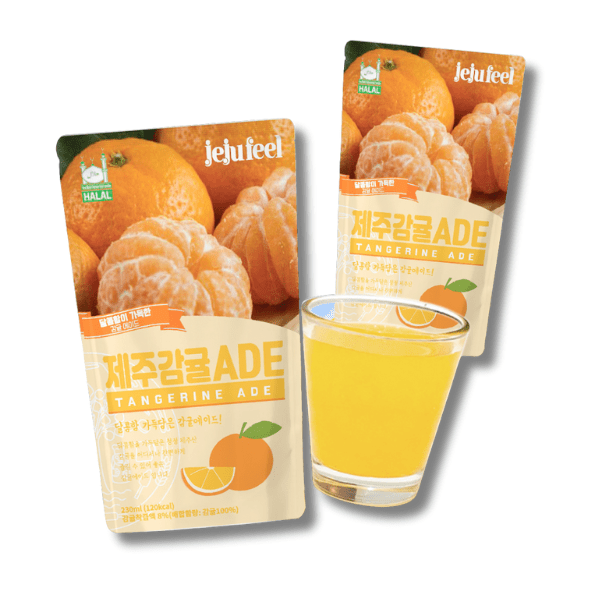 JEJUFEEL Bye Drink Pouches Jeju Mandarin 230ml
