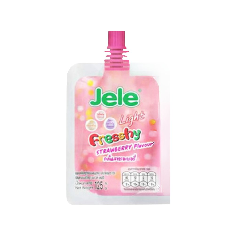 JELE FRESHY LIGHT SQUEEZE Erdbeere 375g (3x125g) - MAOMAO