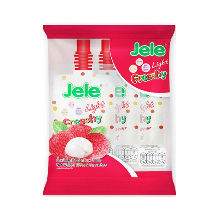 JELE FRESHY LIGHT SQUEEZE Litschi 375g (3x125g) - MAOMAO