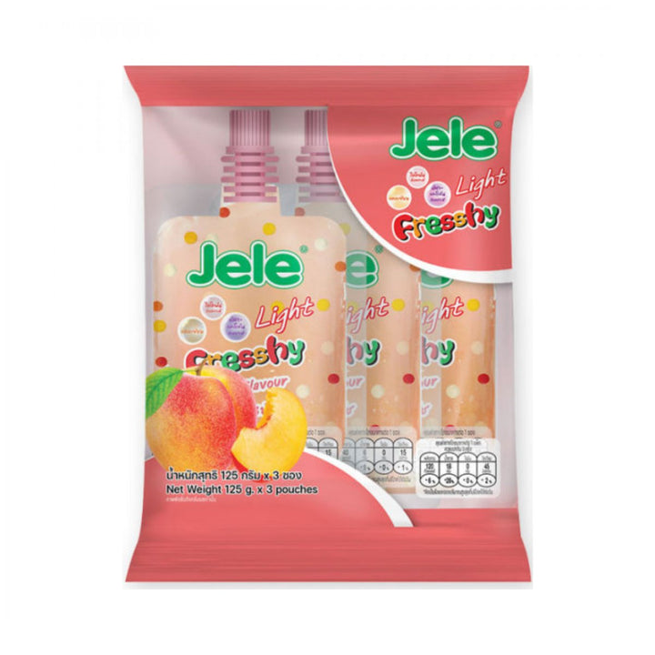 JELE FRESHY LIGHT SQUEEZE Pfirsich 375g (3x125g) - MAOMAO