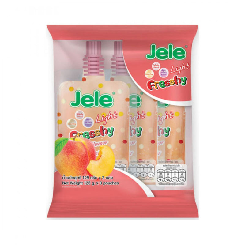JELE FRESHY LIGHT SQUEEZE Peach 375g (3x125g)