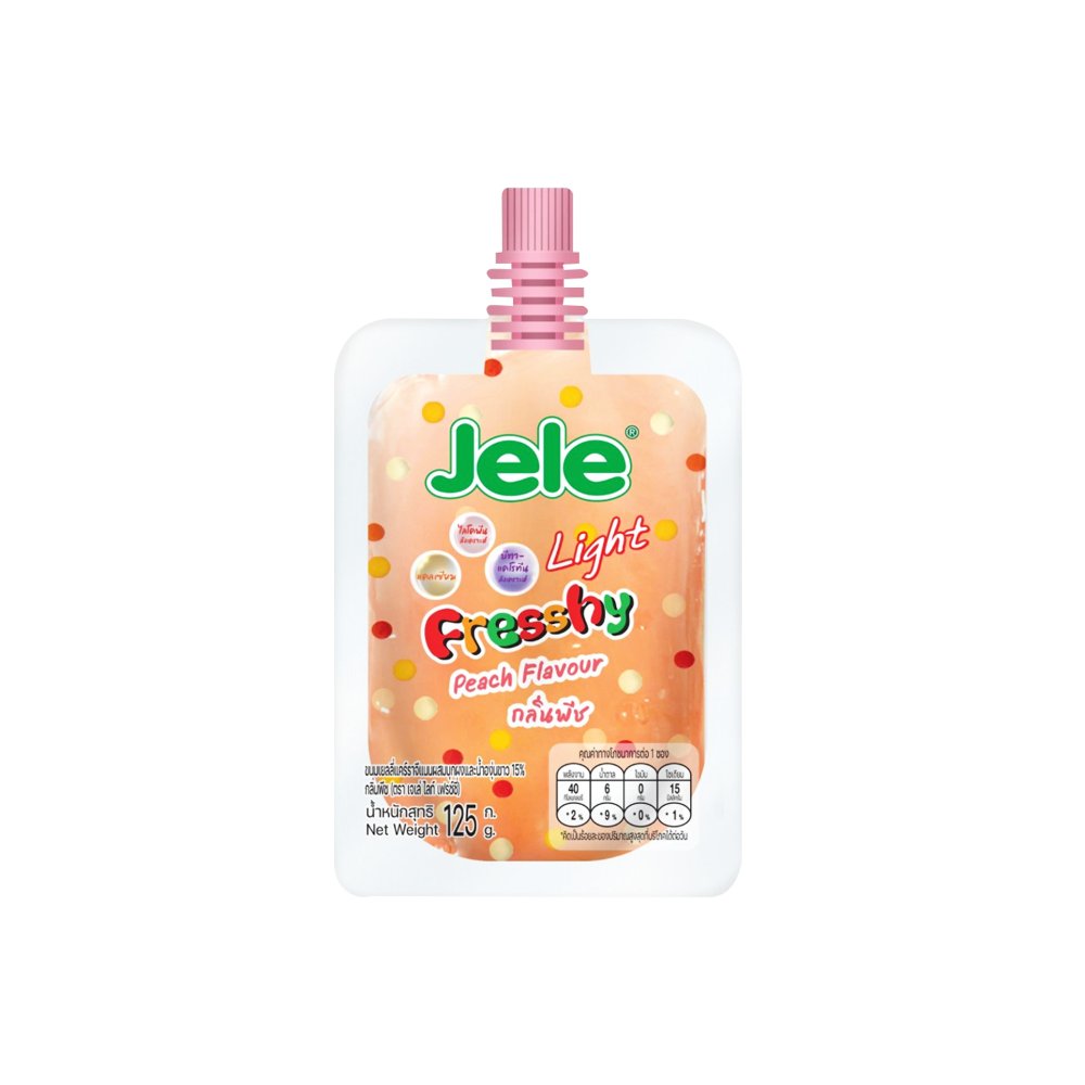 JELE FRESHY LIGHT SQUEEZE Pfirsich 375g (3x125g) - MAOMAO