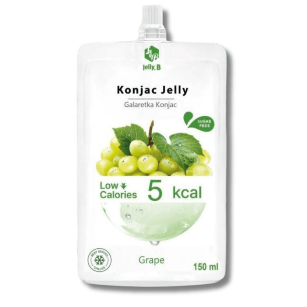 JELLYBEE Zuckerfrei Konjac Jelly Traube 150g - MAOMAO