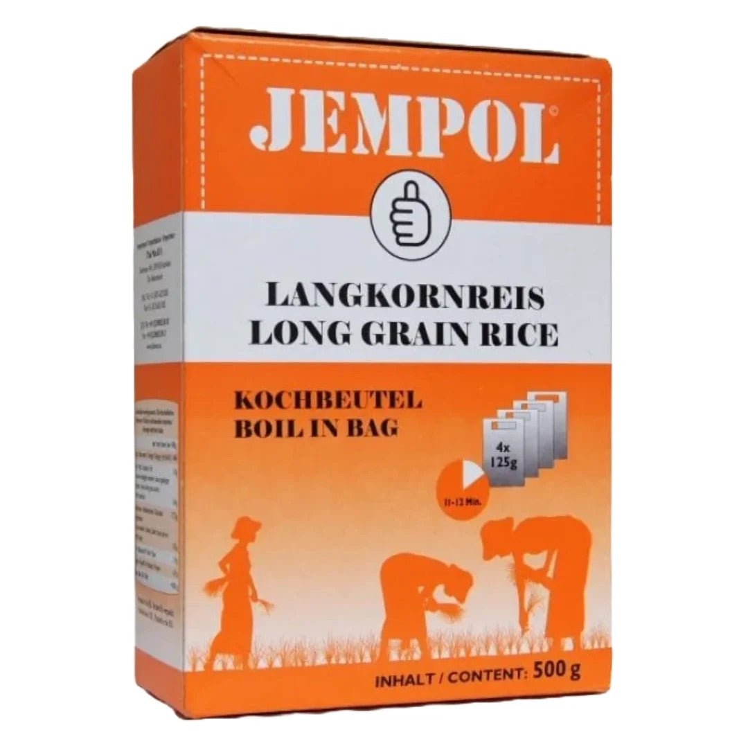 JEMPOL Langkornreis im Beutel kochen 500g (4x125g) - MAOMAO