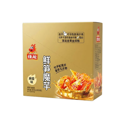 JIALONG Konjak-Snack mit Bambussprossen & Sesamsauce 400g (20x20g)