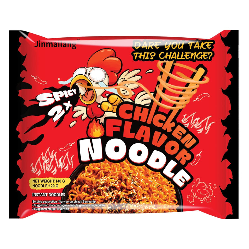 JIN MAI LANG Instant Nudeln 2X pikantem Hühnergeschmack 140g
