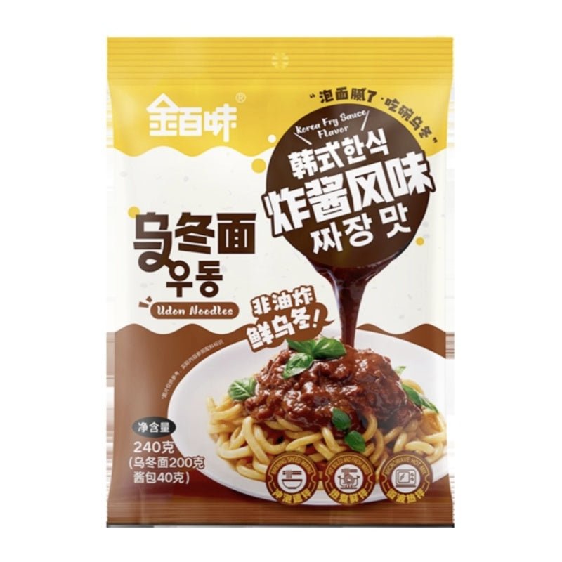JINBAIWEI Udon - Nudeln mit schwarze Bohnen Geschmack 240g - MAOMAO