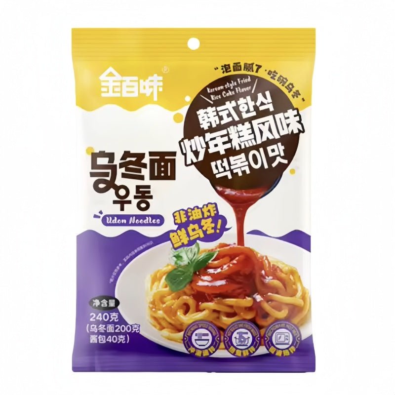 JINBAIWEI Udon Noodles with Tteokbokki Flavor 240g