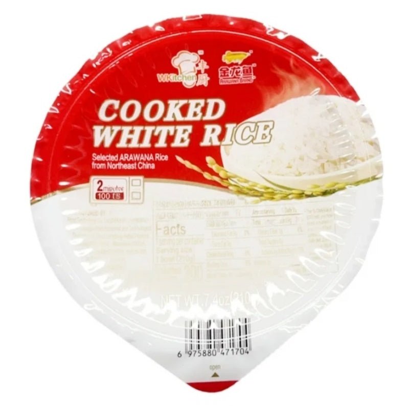 JINLONGYU Arawana White Microwave Rice 210g - MAOMAO