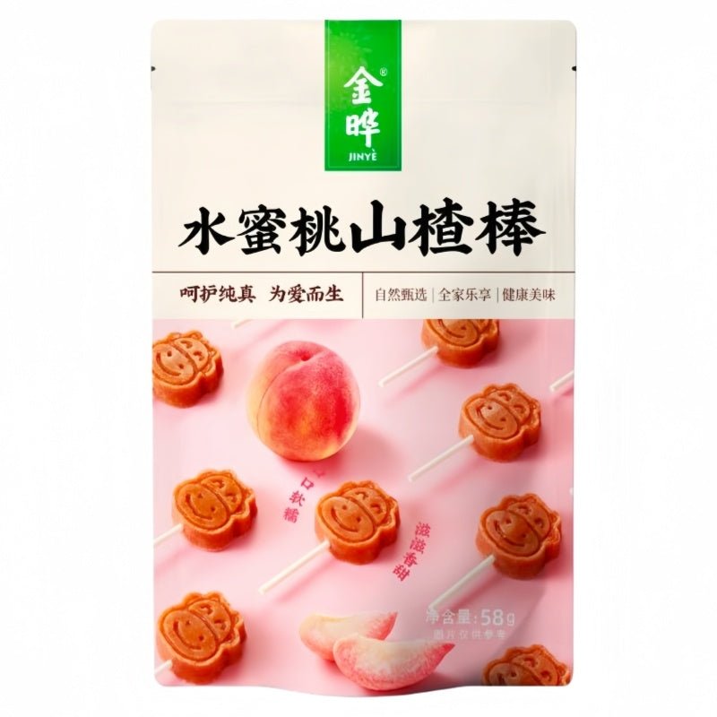 JINYE Weißdornstangen mit Pfirsichgeschmack 58g - MAOMAO