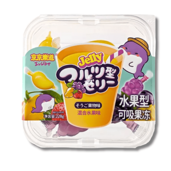 JJLD Mixed Fruit Jelly 228g - MAOMAO