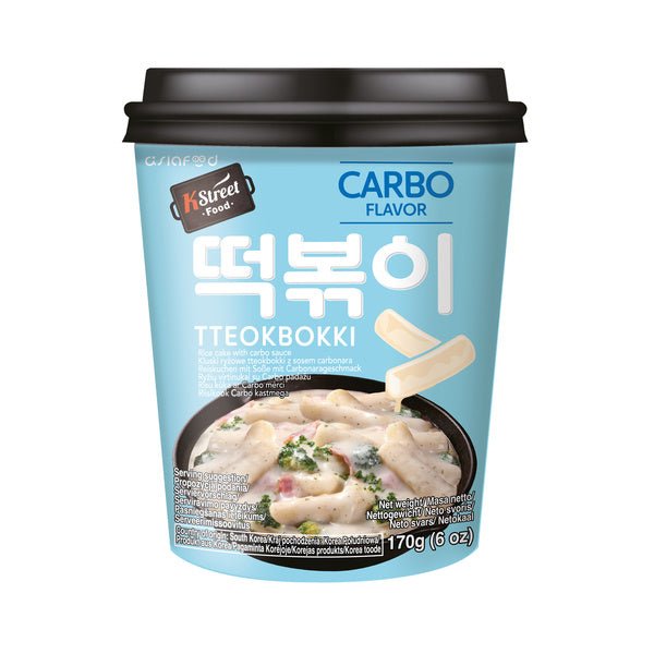 K STREET FOOD Tteokbokki Carbonara Not Spicy 170g