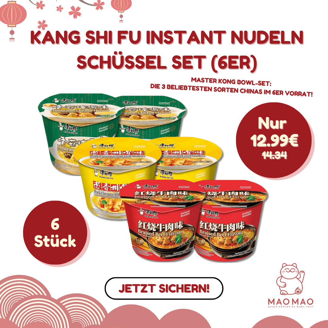 KANG SHI FU Instant Nudeln Schüssel Set (6er) - MAOMAO