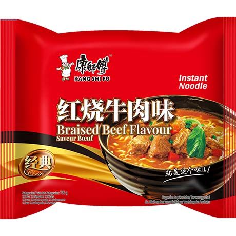 KANG SHI FU Instantnudeln geschmorte Rindfleisch 106g - MAOMAO