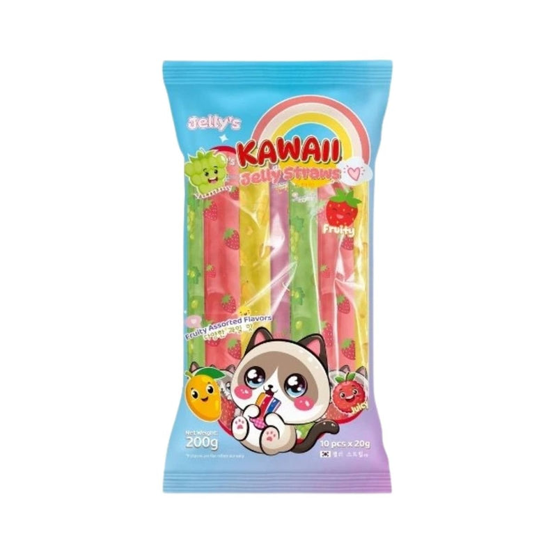 KAWAI Fruchtige Jelly Straws Mix 200g