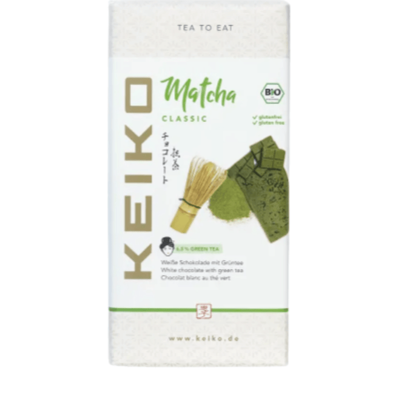 KEIKO Matcha Classic White Chocolate with Green Tea 75g