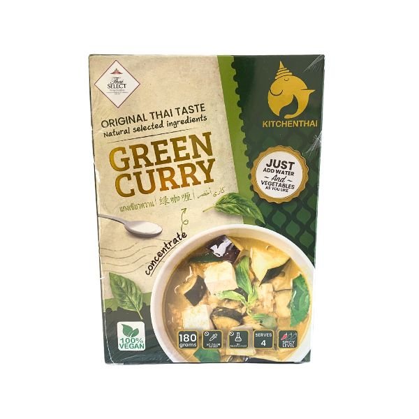 KITCHENTHAI Veganes Konzentrat für grünes Kokoscurry 180g - MAOMAO