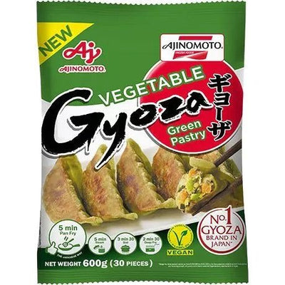 (CW) AJINOMOTO Gyoza Spinach Dough & Vegetables 30 Pieces 600g