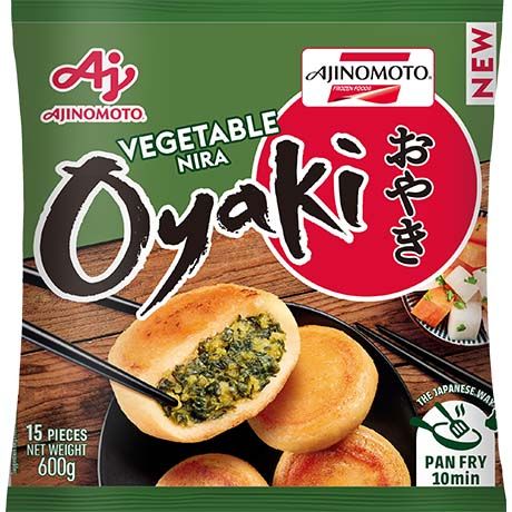 (KW) AJINOMOTO Japanische Teigtaschen (Oyaki) mit Gemüsefüllung 600g - MAOMAO