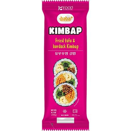 (KW) BABA Kimbap Fried Tofu & Burdock Root 230g