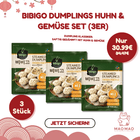 (KW) BIBIGO Dumplings Huhn & Gemüse Vorteilspack (3er) Bild 2