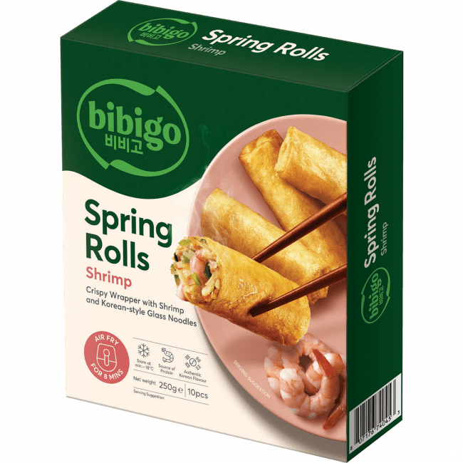 (KW) BIBIGO Frühlingsrollen Garnelen 250g (10 Stk.)