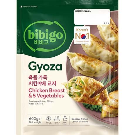 (KW) BIBIGO Gyoza Chicken &amp; Vegetables 600g