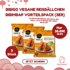 (KW) BIBIGO Vegane Reisbällchen Bibimbap Vorteilspack (3er) Bild 2