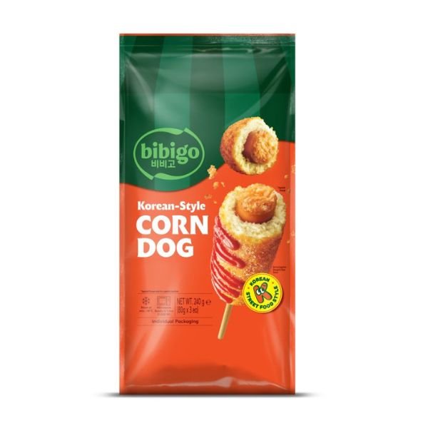 (KW) BIBIGO Veganer Knusper Corndog 240g (3 Stück) - MAOMAO