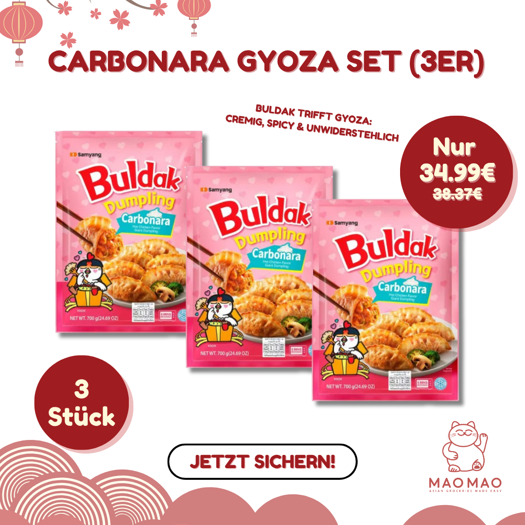 (KW) Carbonara Gyoza Vorteilspack (3er) - MAOMAO