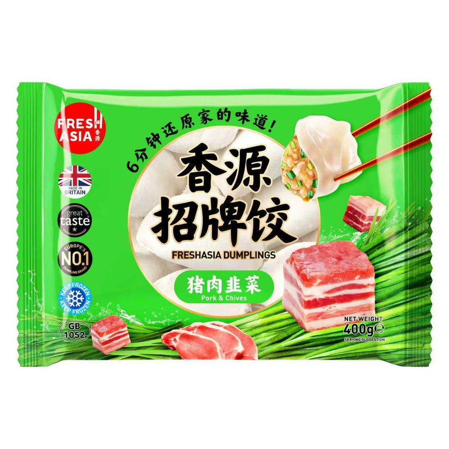(KW) FRESHASIA Dumpling Schweinefleisch & Schnittlauch 400g - MAOMAO