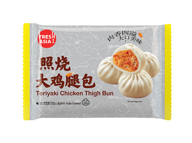 (KW) FRESHASIA Hähnchenschenkel-Bao Teriyaki 510g
